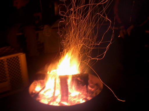 Feuer in der Jurte
